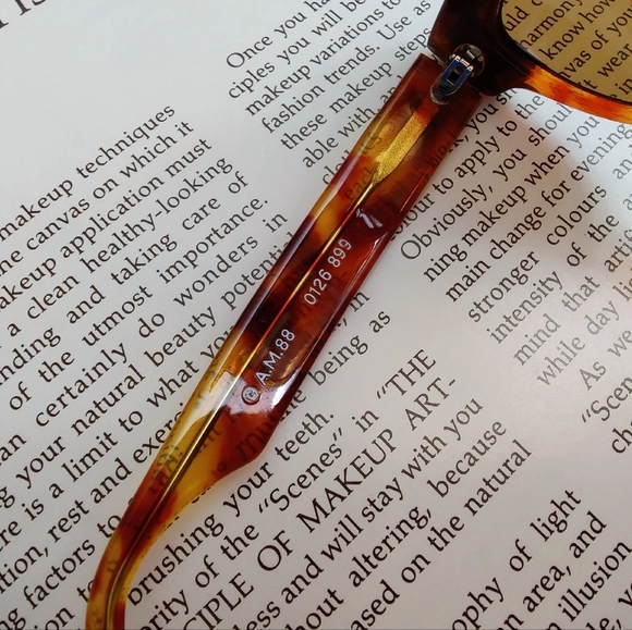 Vintage Sunglasses by Alain Mikli Paris Hand Made France 1980s - Picture 7 of 9